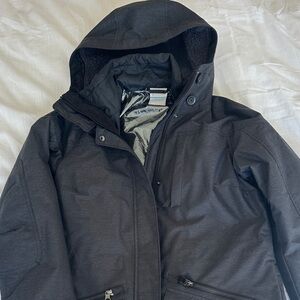 Columbia womens Charcoal Hooded Performance Jacket